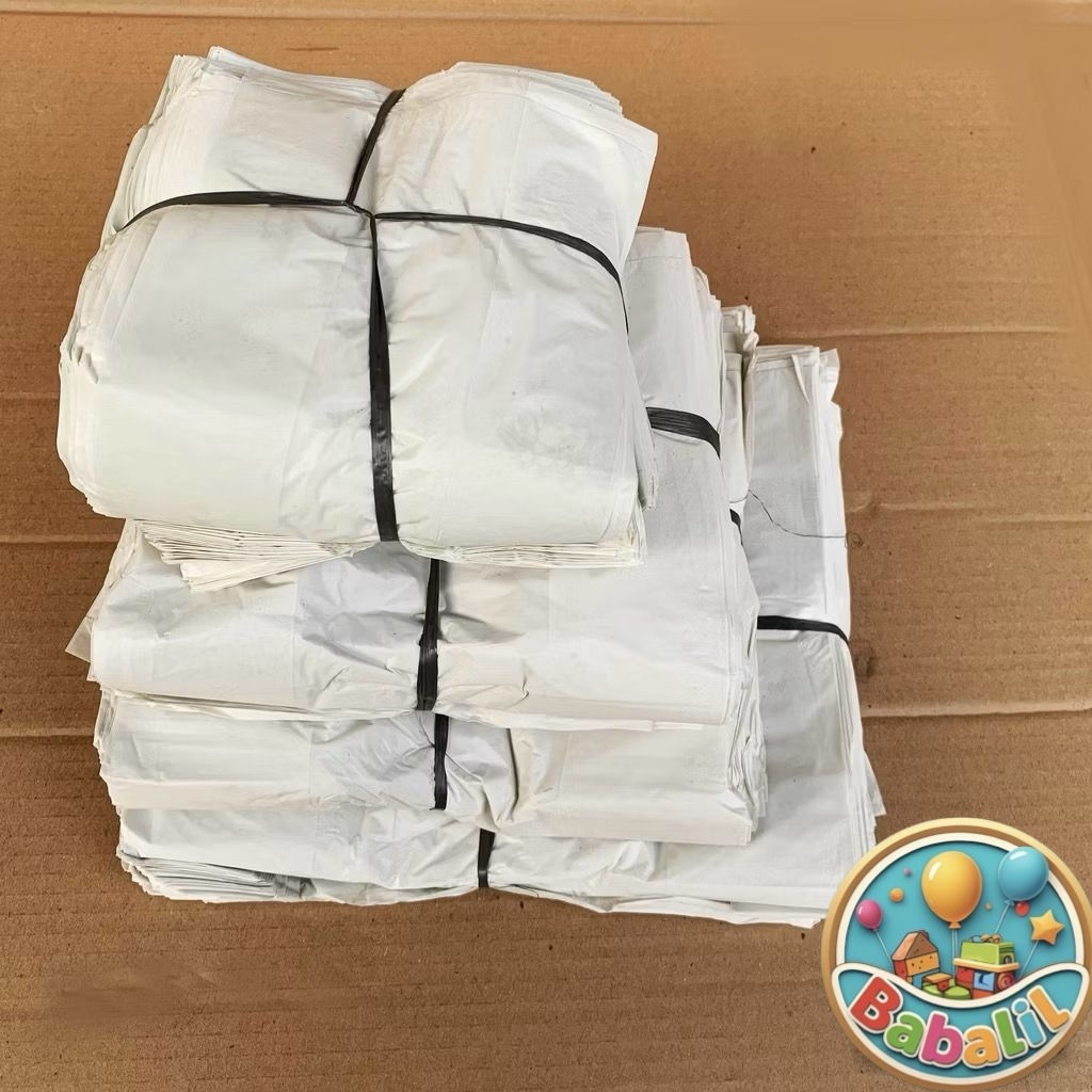 KRESEK HD LOST PACK PUTIH 1KG  Tebal isi Banyak murah / kantong plastik grosir kiloan ukuran 15 24 2