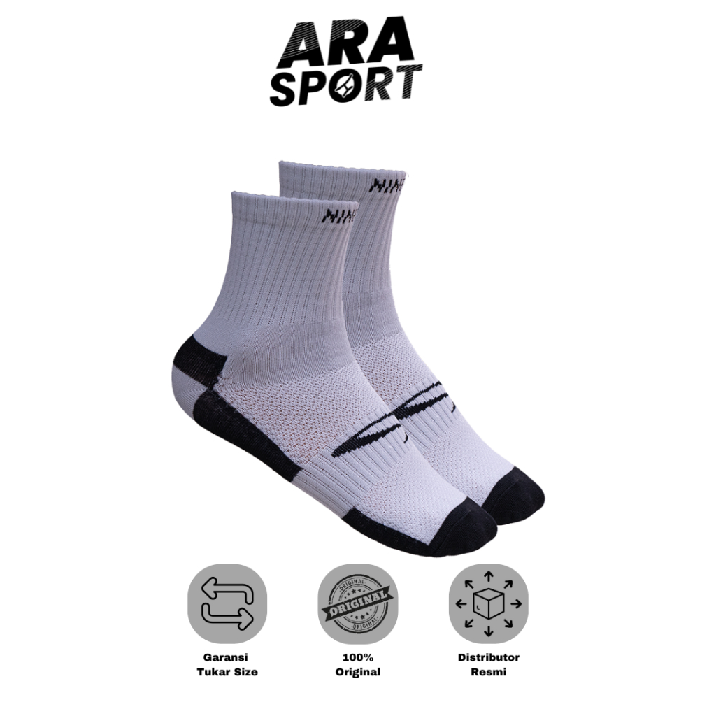 KAOS KAKI 910 ORIGINAL NICHIRIN QUARTER - ABU (KAOS KAKI PANJANG)