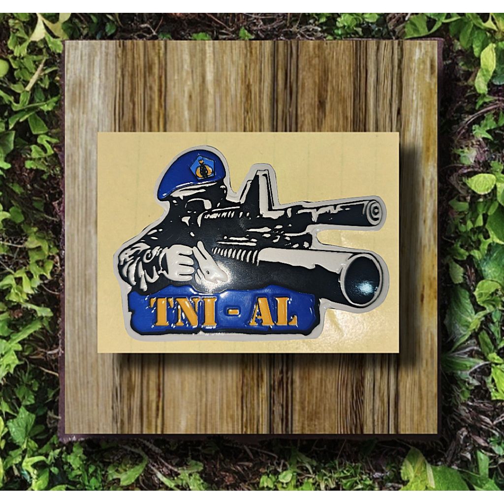 stiker embos/stiker embos tni al/stiker embos logo tni al/prajutit penembak