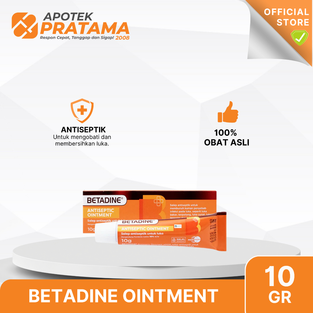 BETADINE SALEP (5GR, 10GR) / BETADINE ANTISEPTIK SALEP