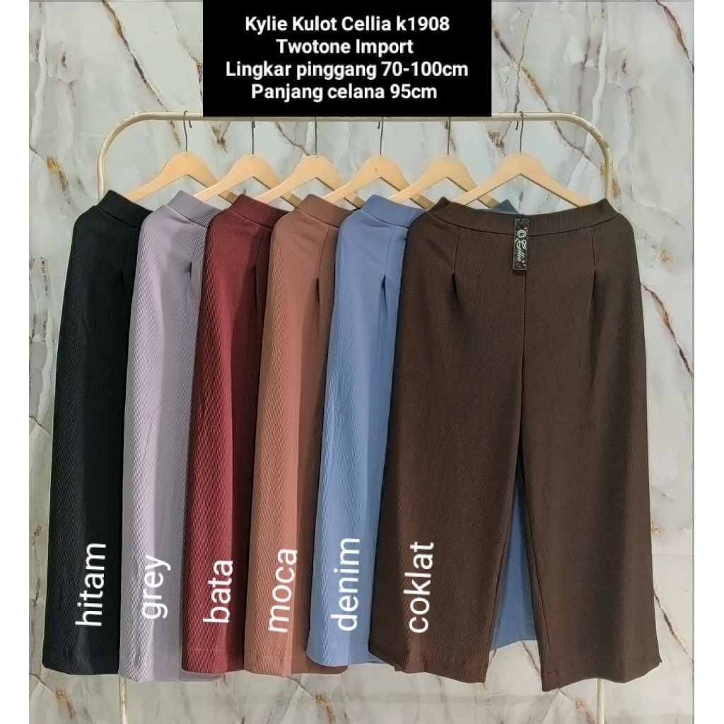 kylie kulot|Cellia fashion Original|kulot premium|Celana kulot|100% ORIGINAL CELLIA