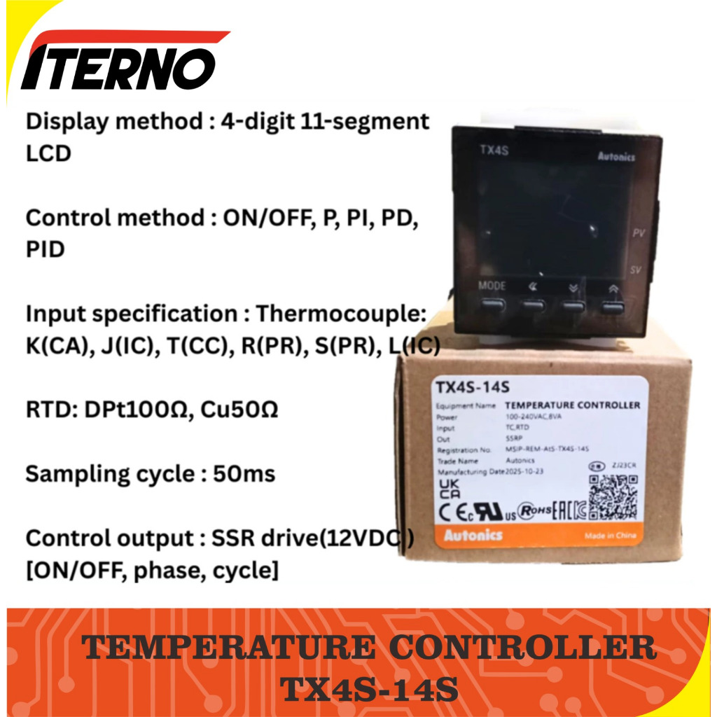 TX4S-14S Temperature Controller Autonics TX4S14S