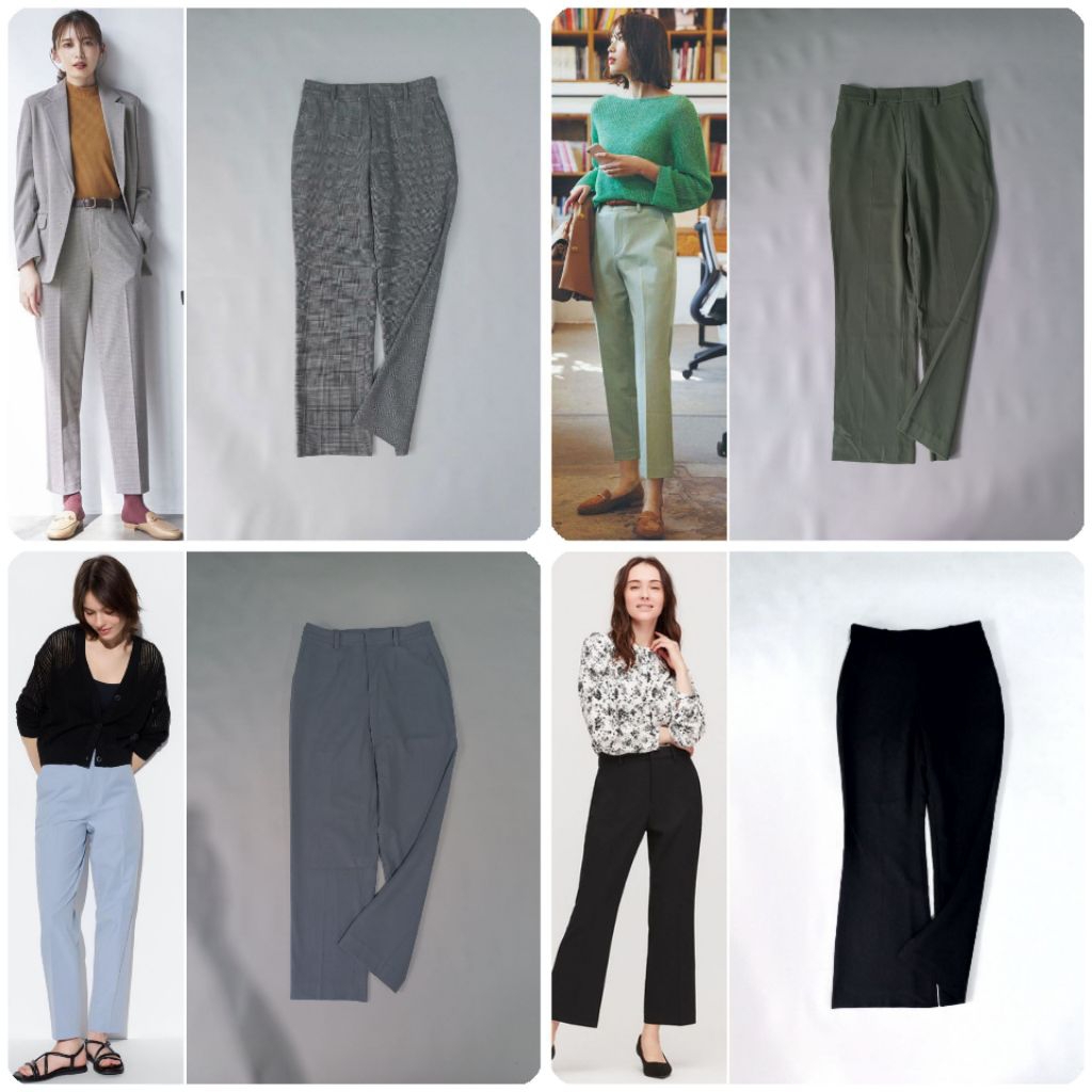UNIQLO Smart 2Way Stretch Ankle Pants (M)
