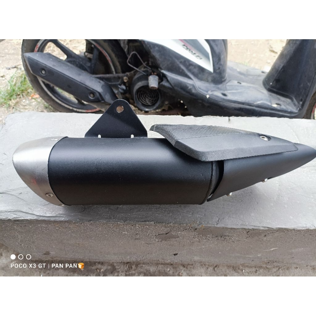 knalpot silencer r25 mt25 original copotan