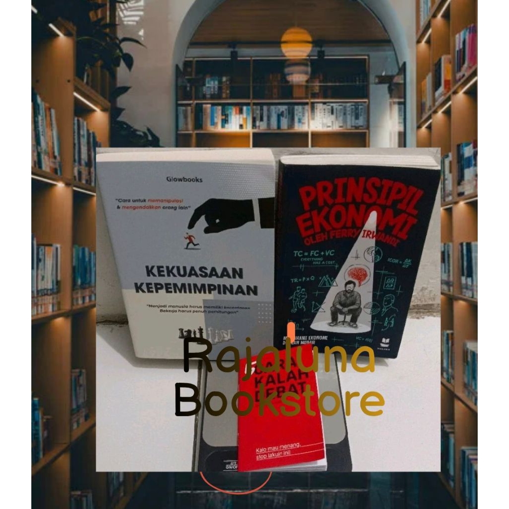 Paket Bundling 2 buku Kekuasaan Kepemimpinan Dan Prinsipil Ekonomi