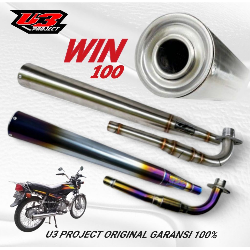 Knalpot Honda Win100 Original Standar Racing