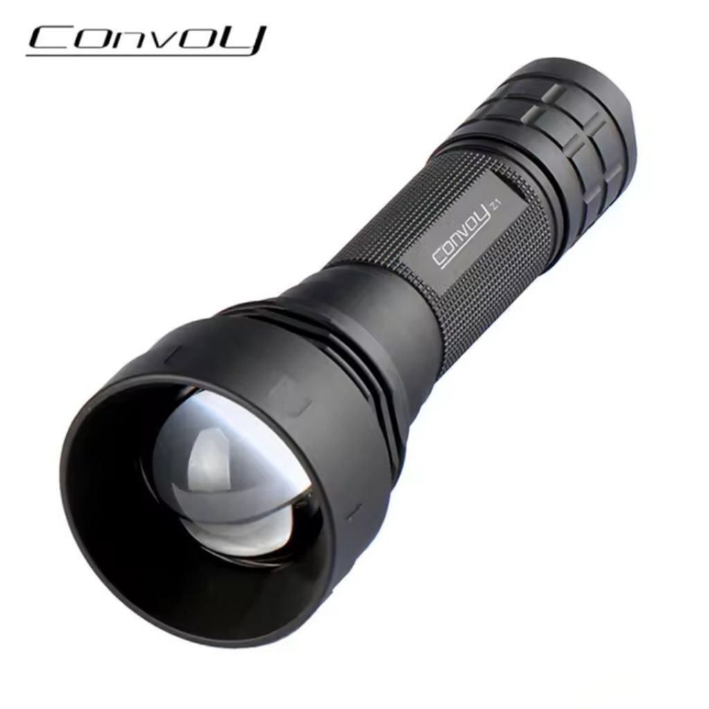 Senter Convoy Z1 Zoomable Dengan Led SFT-42R Driver 12 Group 10A