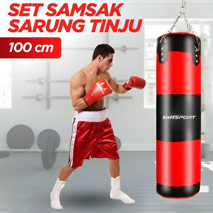 Set Samsak Sarung Tinju MMA Boxing Sandbag