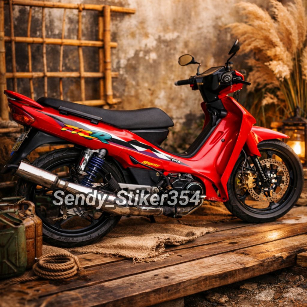 STRIPING FiZ R 98 MERAH ll STRIPING FIZR 98 MERAH ORI ll STICKER LIS FIZR 98 MERAH HITAM BIRU ll sti