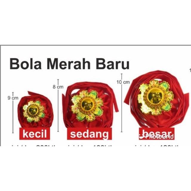 Bola Merah Sembahyang Kain Merah Ikat Hiolo