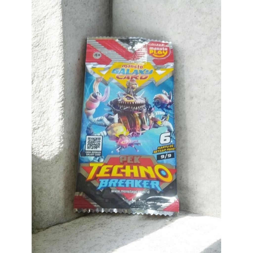 Kartu BoBoiBoy Original Khusus ROSAKSA Emas AR Seri Pek TECHNO BREAKER Nomor 9/9 Kartu Boboiboy Khus