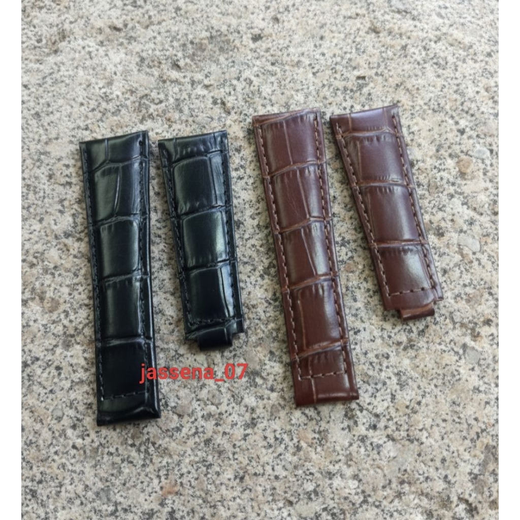 Strap Tali Jam Tangan Kuli Rolex GMT tali jam kulit Rolex daytona 20mm