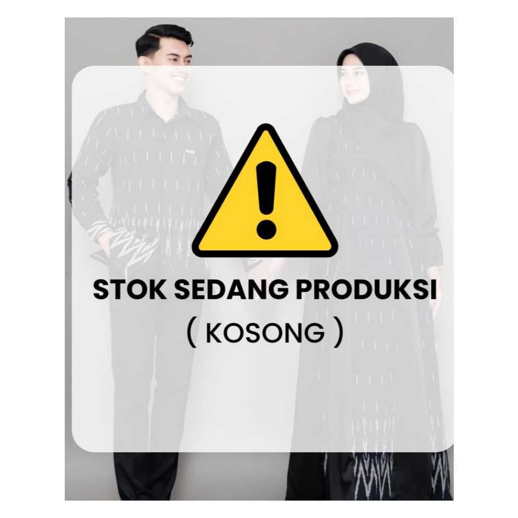 BUSANA COUPLE BATIK TENUN PASANGAN SAMUDRA ABU - GAMIS KONDANGAN / PREWEDDING WANITA