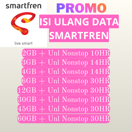 Promo Kuota Smartfren Unlimited Paket Data Smartfren Harian Mingguan Bulanan Murah