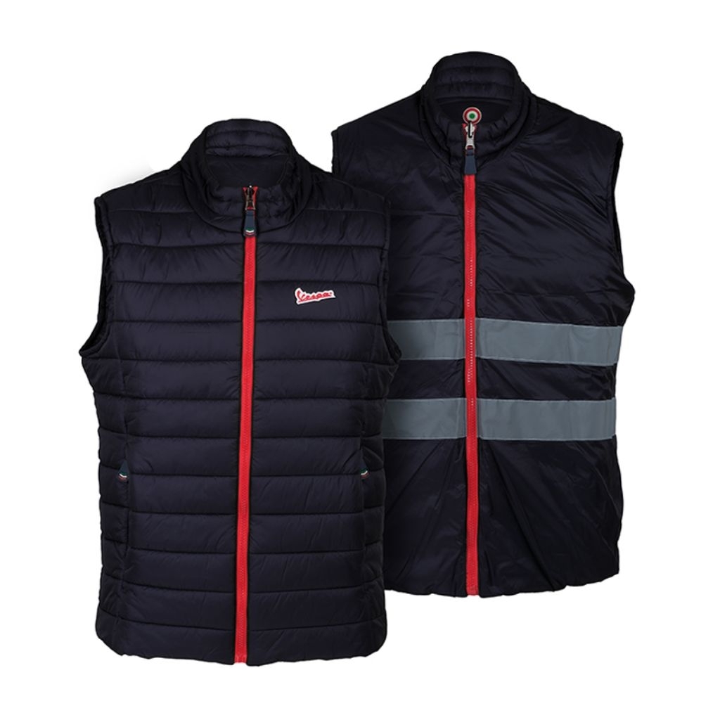 Rompi Vespa Hitam Vespa Vest Black Original Piaggio