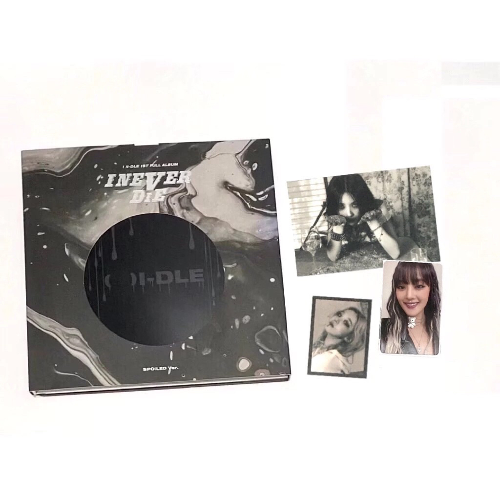 Album unsealed i never die (g)i-dle gidle miyeon minnie soyeon yuqi shuhua g-idle photocard pc postc