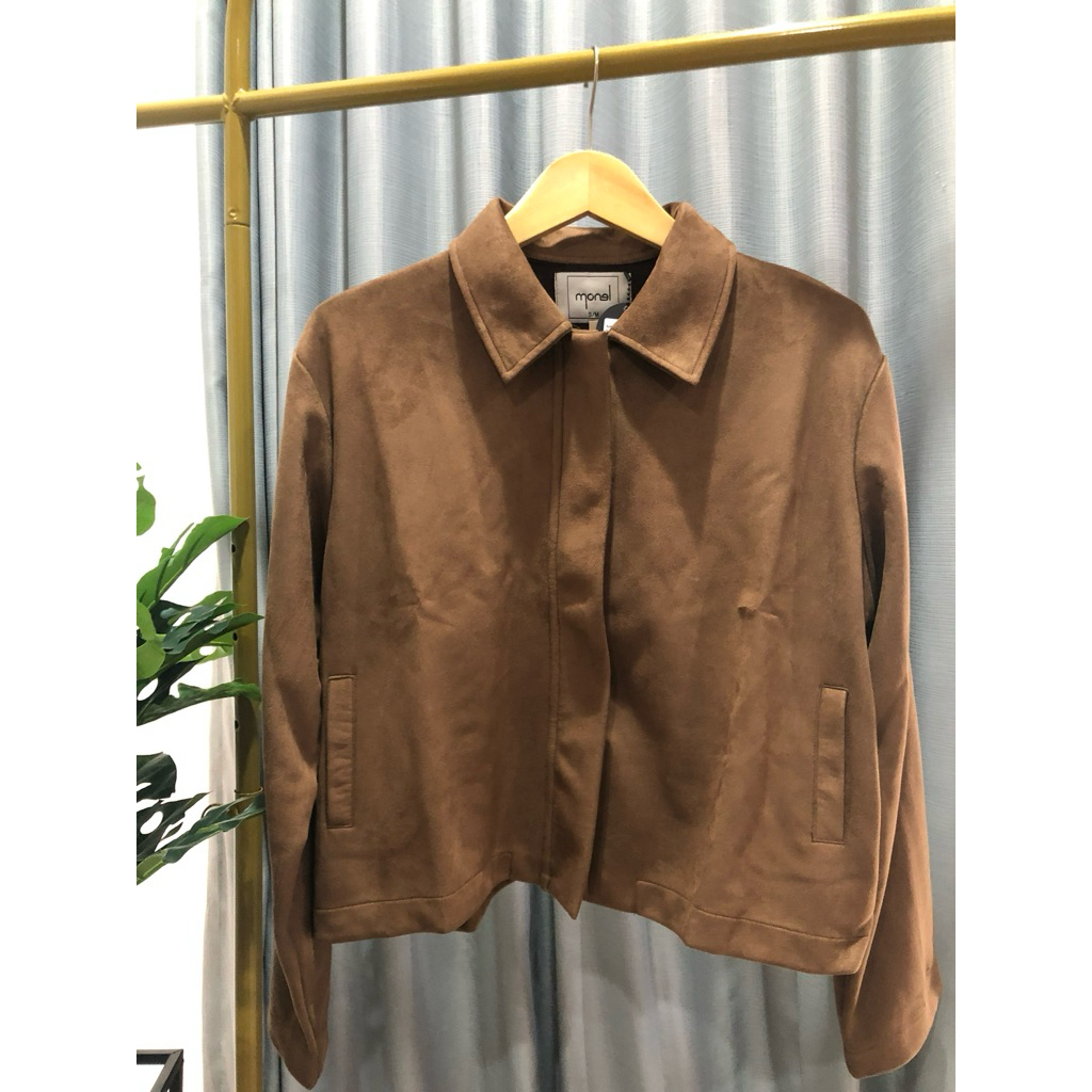 Jaket Sydney Jacket By Monel Bahan Suede  Premium Wanita