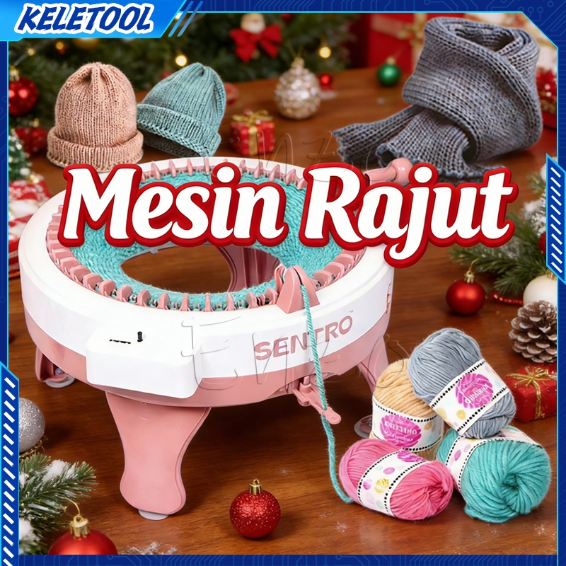 22/48 Jarum Knitting Alat Mesin Rajut Merajut Rajut Otomatis Besar Datar DIY Berputar Berputar Weavi