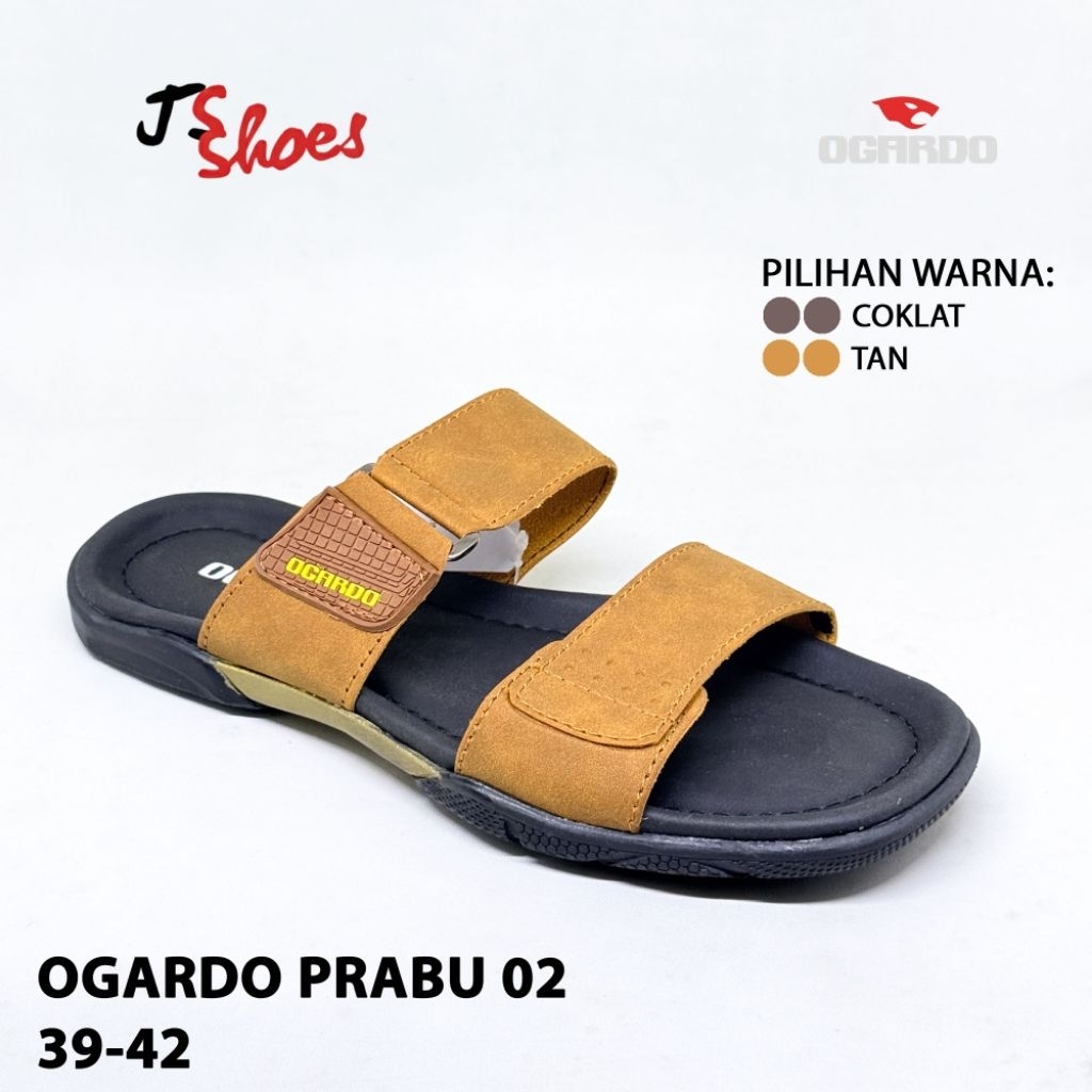 OGARDO PRABU 02 - SANDAL SLOP CASUAL PRIA DEWASA MERK OGARDO ORIGINAL