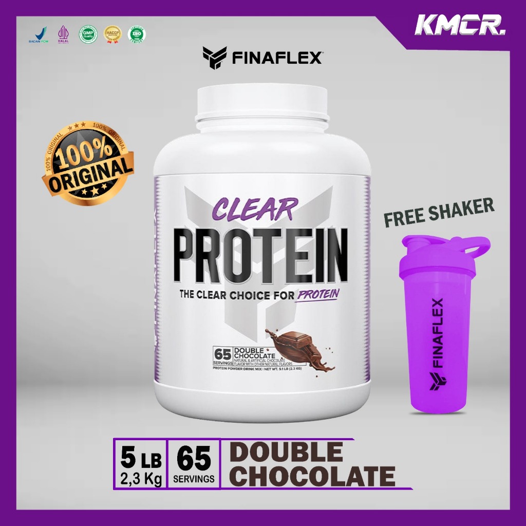 FINAFLEX CLEAR PROTEIN 5 LB 2,3 kg FINA FLEX WHEY PROTEIN - KMCR MALANG