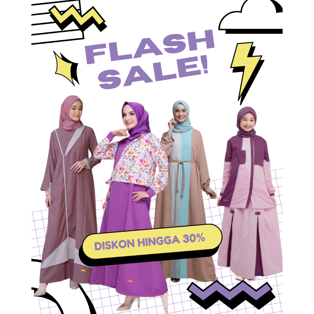 Promo Spesial Gamis Nibras Diskon 30% | Koleksi Gamis Muslimah Tampil Anggun & Percaya Diri Setiap H