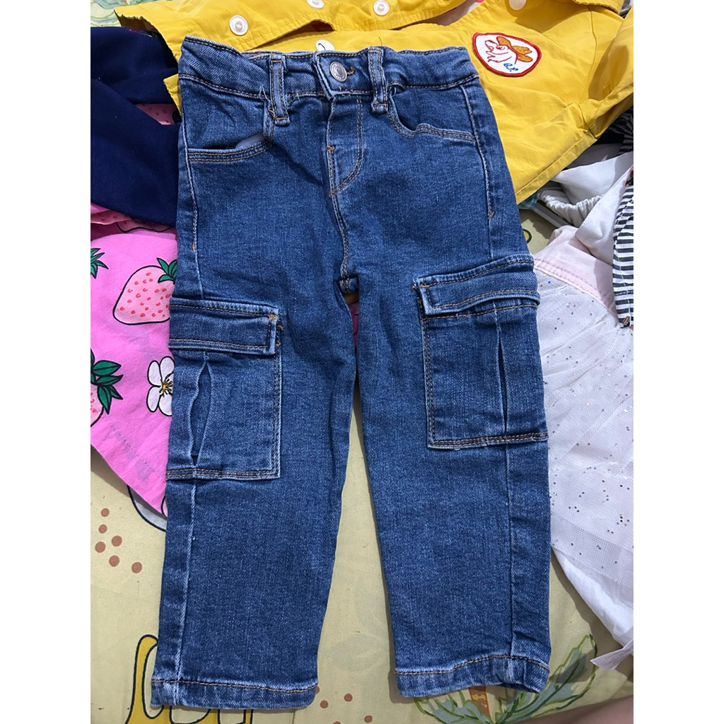 Celana jeans cargo zara baby