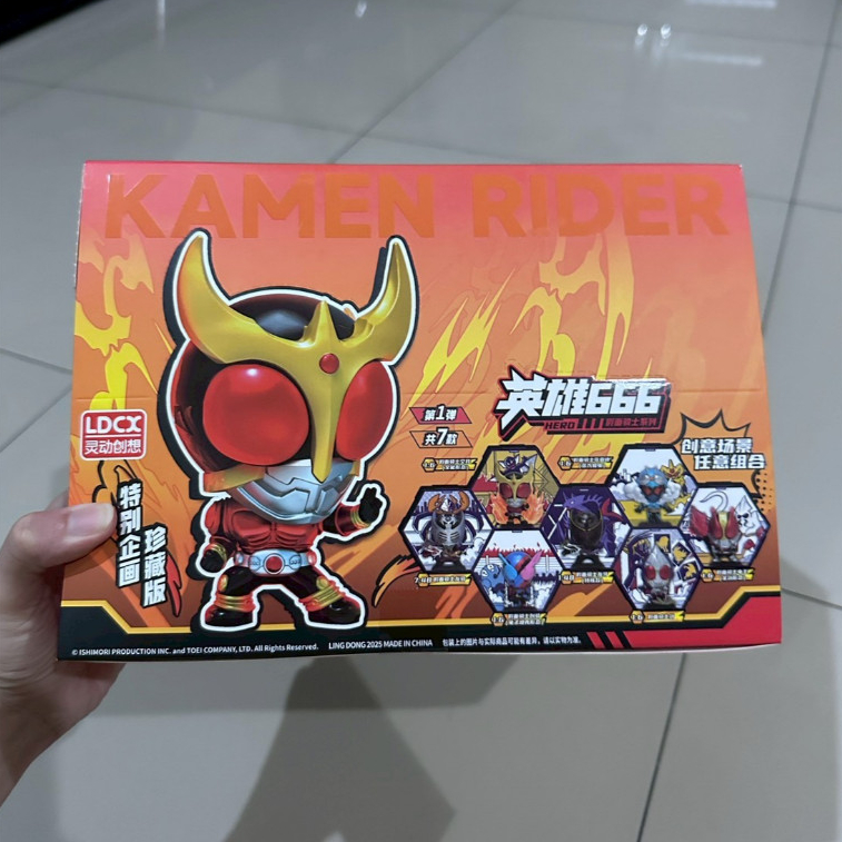 Blindbox LDCX Kamen Rider Hero Figure Koleksi Mainan Anak dan Dewasa