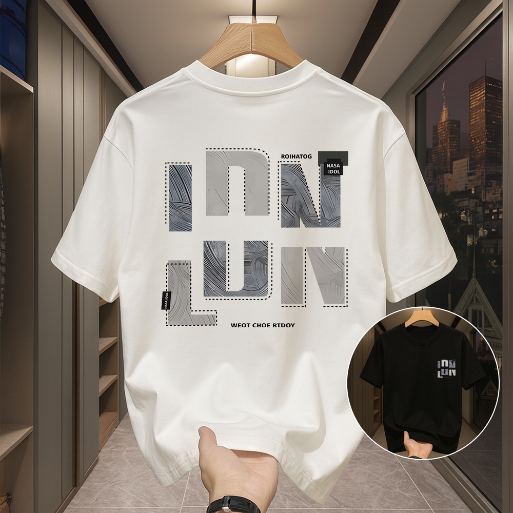 NASA IDOL T-shirt Atasan Wanita Kekinian Korean Style Putih Dewasa Distro Lengan Pendek Keren Premiu