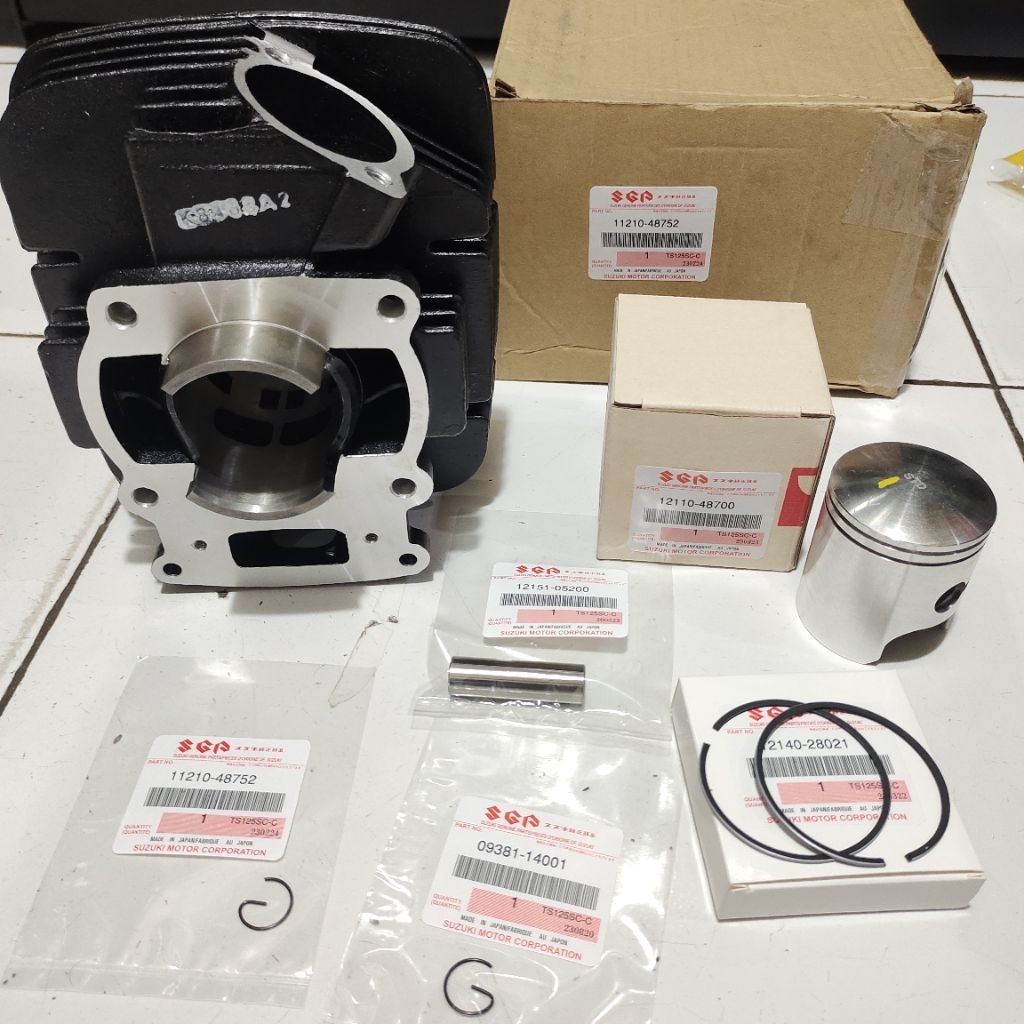 11210-48752 Cylinser Block TS125 Silinder Blok TS 125 OEM Japan Blok Seher TS125 TS 125