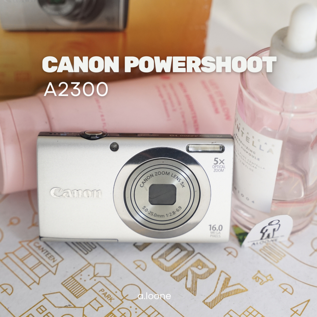 CANON POWERSHOT A2300 KAMERA SILVER FULLDUS — DIGICAM PINK FEMININ & STYLISH