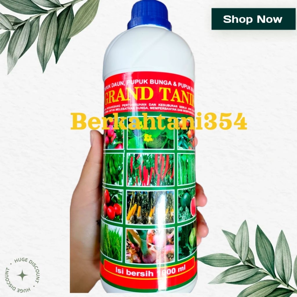 Bonus kaos Pupuk npk grandtanik atau gamatonik 1liter pupuk pertumbuhan dan pupuk buah gamma tonik