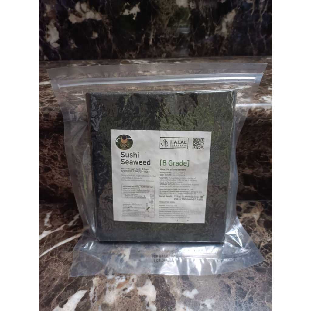 Sushi Nori Manjun Sushi Nori Rumput Laut 50 Lembar