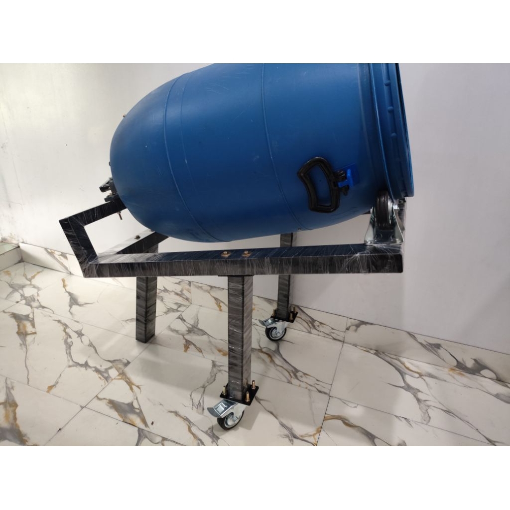 molen mini pengaduk semen  manual engkol tangan kapasitas 1/2 sak