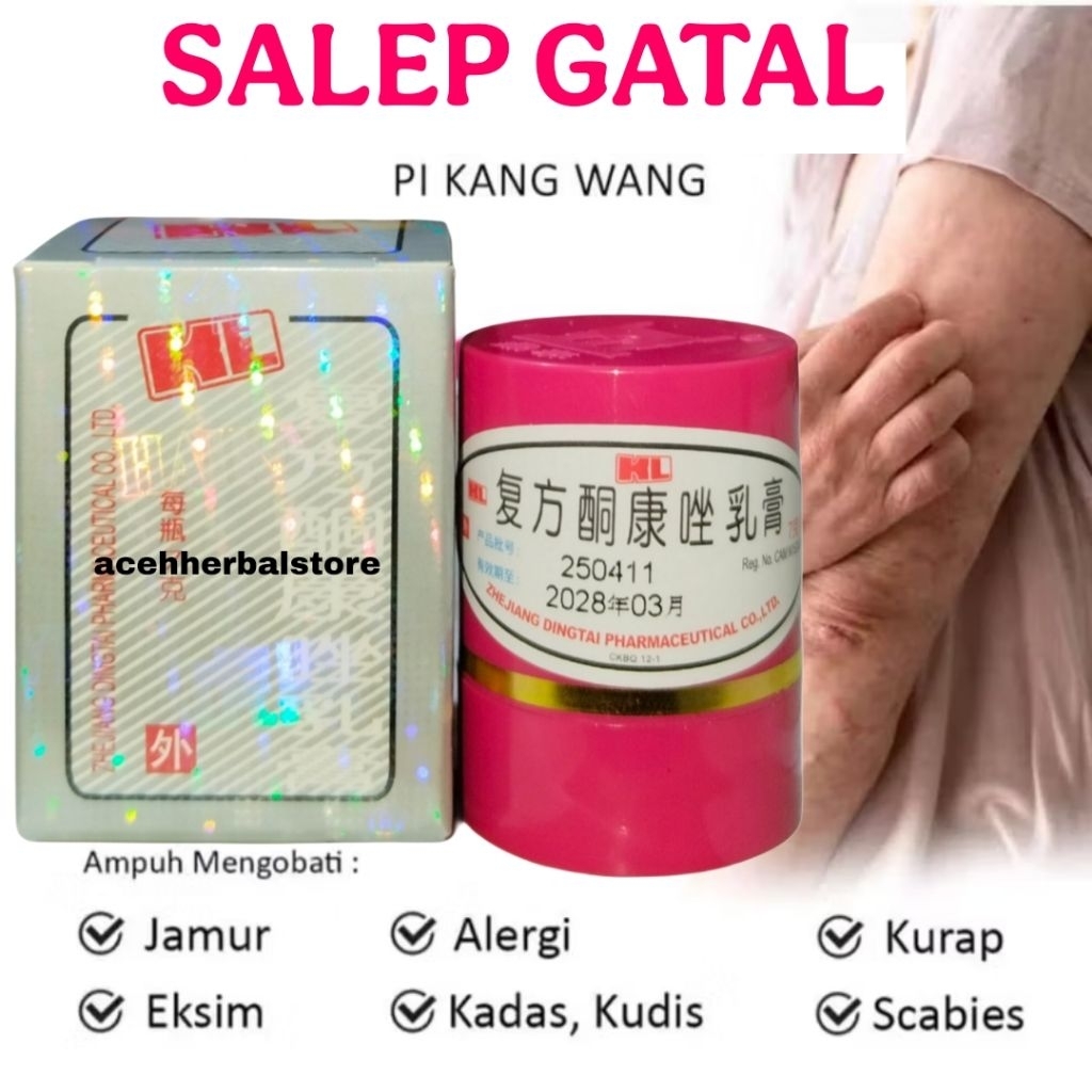 Salep Gatal Pikang HL KL / Obat Gatal Gatal /Salep HL botol