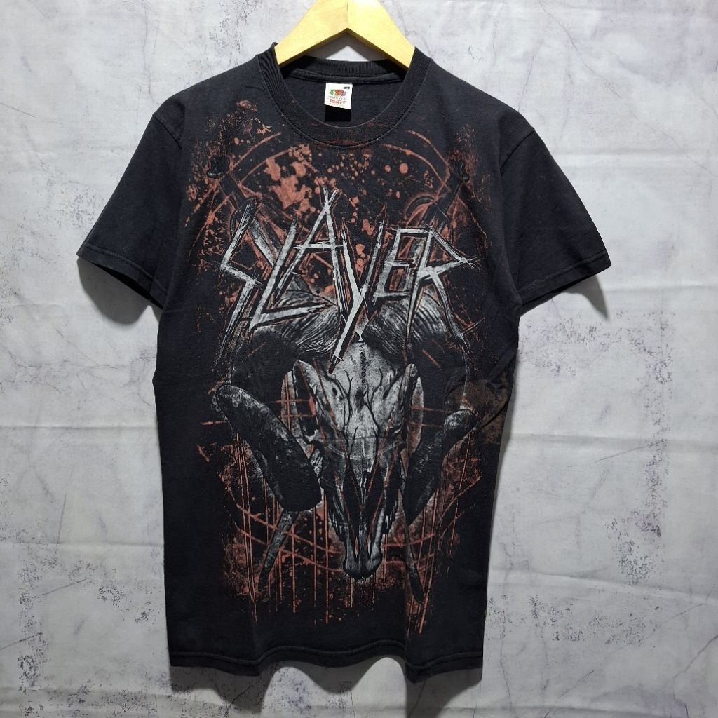 kaos band SLAYER aop mongo goat original merch