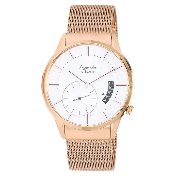 JAM TANGAN PRIA ALEXANDRE CHRISTIE 8519 MSBRGSL ORIGINAL
