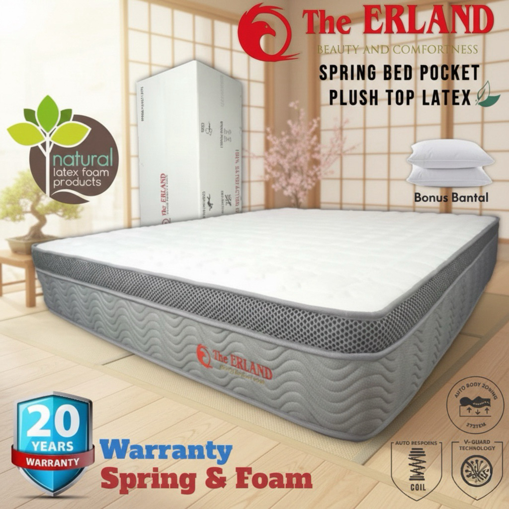 Kasur In Box The Erland Latex springbed pocket