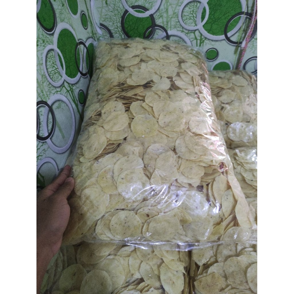 1kg opak singkong mentega medan mentah, enak, gurih, renyah