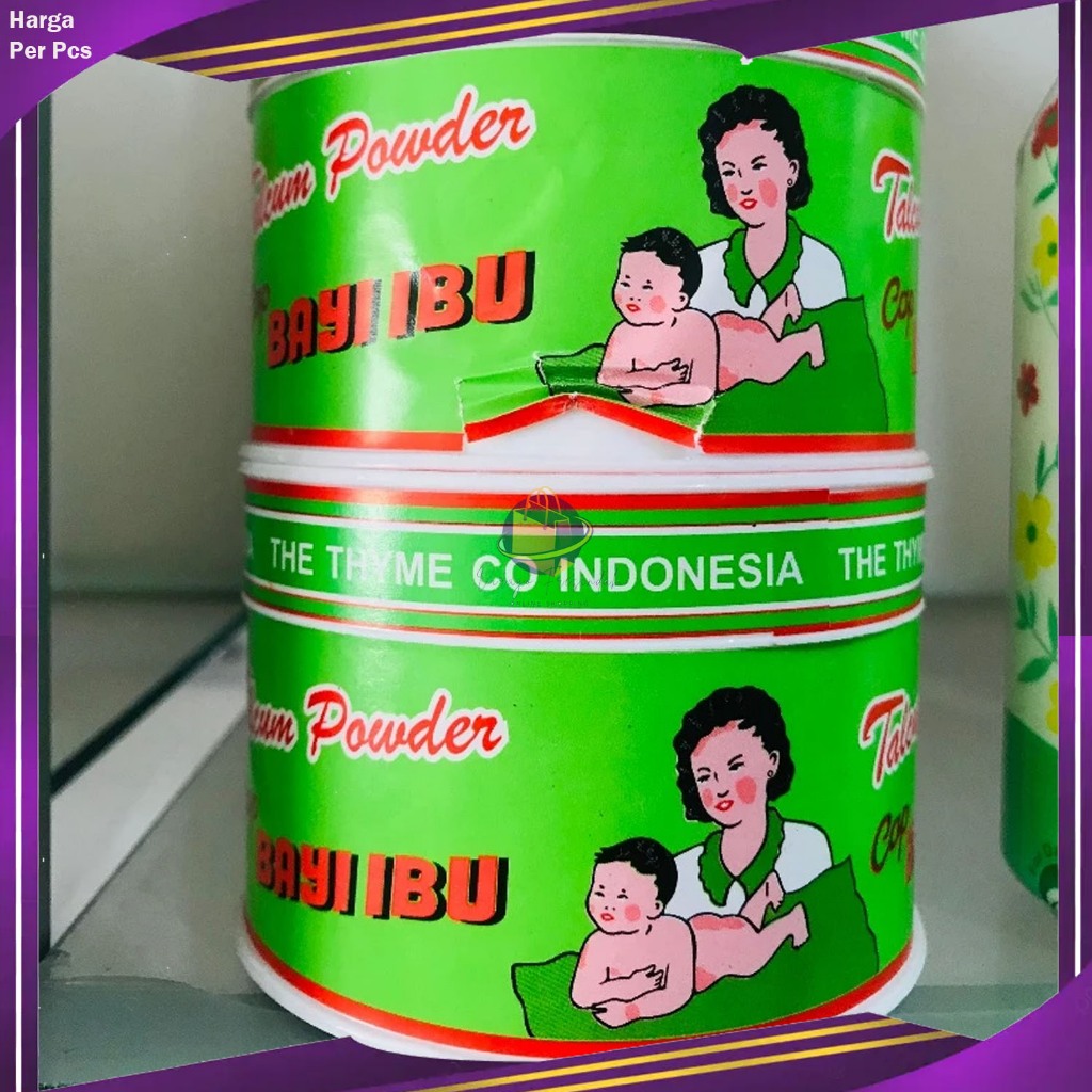 Bedak Talcum Baby Original 150G Bedak Bayi Ibu Bedak Ibu Bayi Bungkus Hijau
