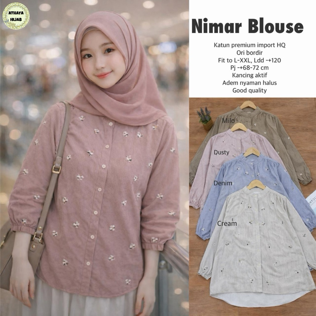 Nimar Blouse Katun Premium HQ by Athaya