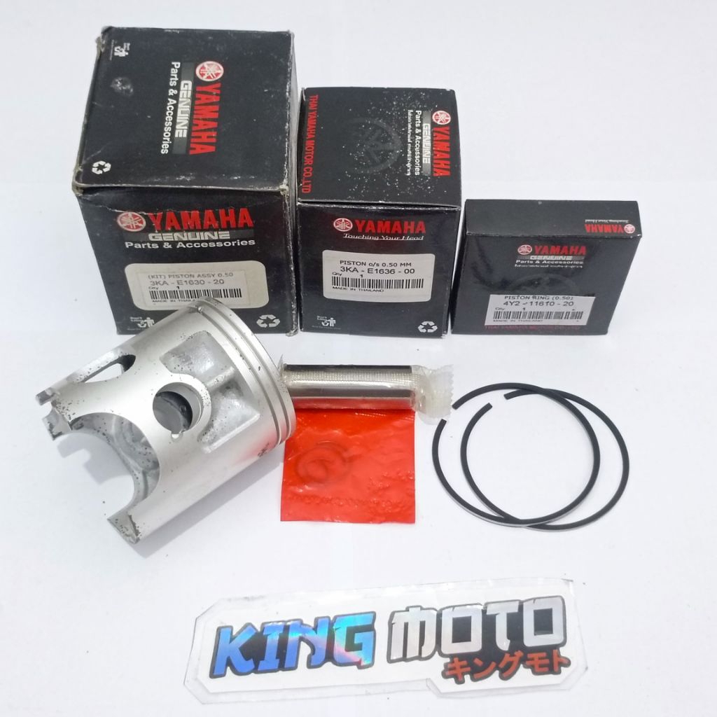 PISTON KIT SEHER SET ORIGINAL OS 50 YAMAH RX KING RX-KING OVERSIZE 50 OS 50 KING KODE PART 3KA