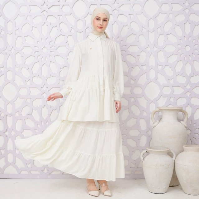 RDK Amitta Tunic & Skirt (Tunik Rok Pola Babydoll Bahan Katun Amigo)