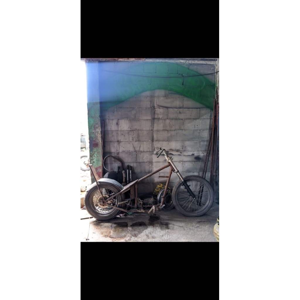 Frame Rangka custom choper pnp mesin mp