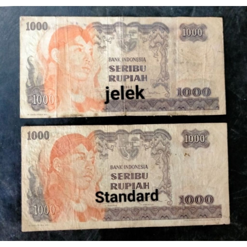 uang 1000 Sudirman 1968