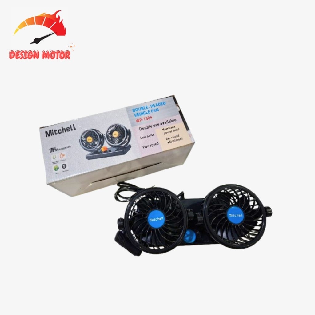 Kipas Angin Mobil Merek Mitchell 24 Volt Mitchell Double Head Single Switch