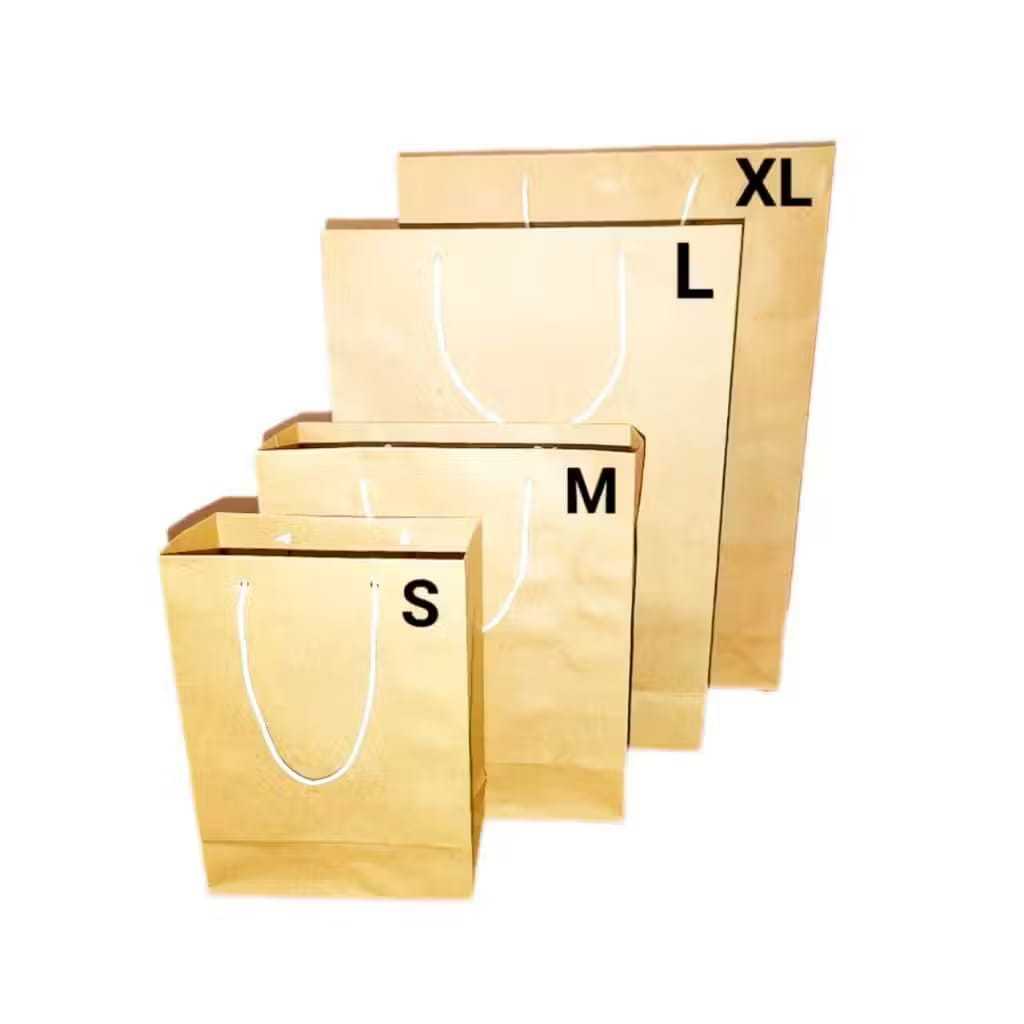 Paper Bag Kertas Polos / Paper Bag Kertas Kraft / Paper Bag Kertas Polos Warna Coklat