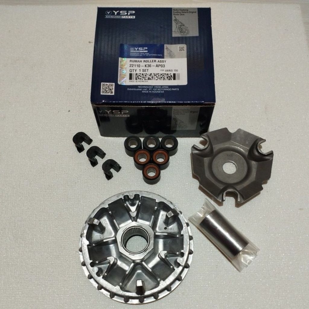 YSP RUMAH ROLLER ASSY SET VARIO 150 (K36) /VARIO 125 K35 /VARIO 125 150 ESP NEW LED /RUMAH ROLLER SE