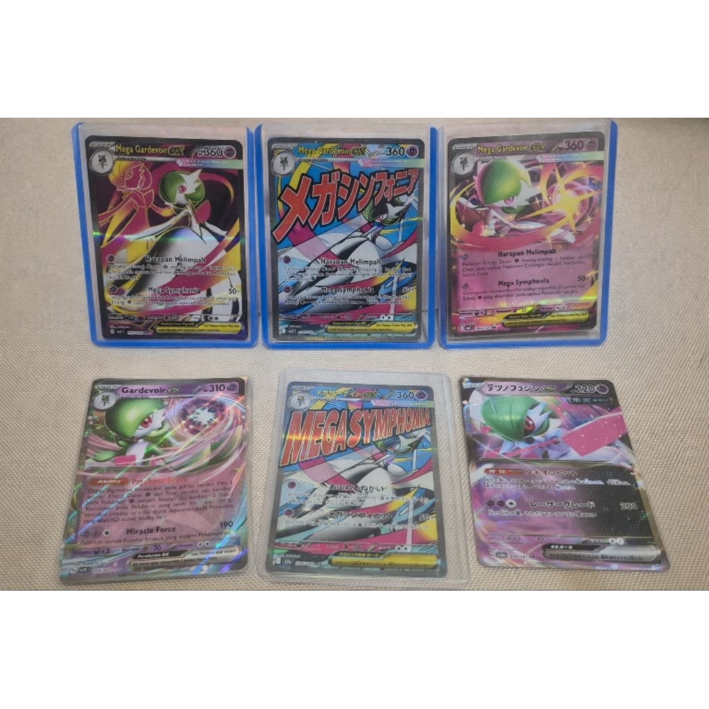 Pokemon Card Gardevoir ex / Mega Gardevoir ex / Iron Valiant ex – RR SR MA – Japanese – Mint
