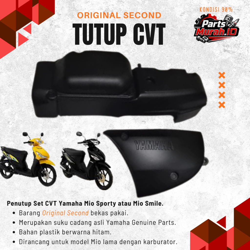 Satu Set Tutup CVT Yamaha Mio Sporty & Mio Smile 5TL Model E5492