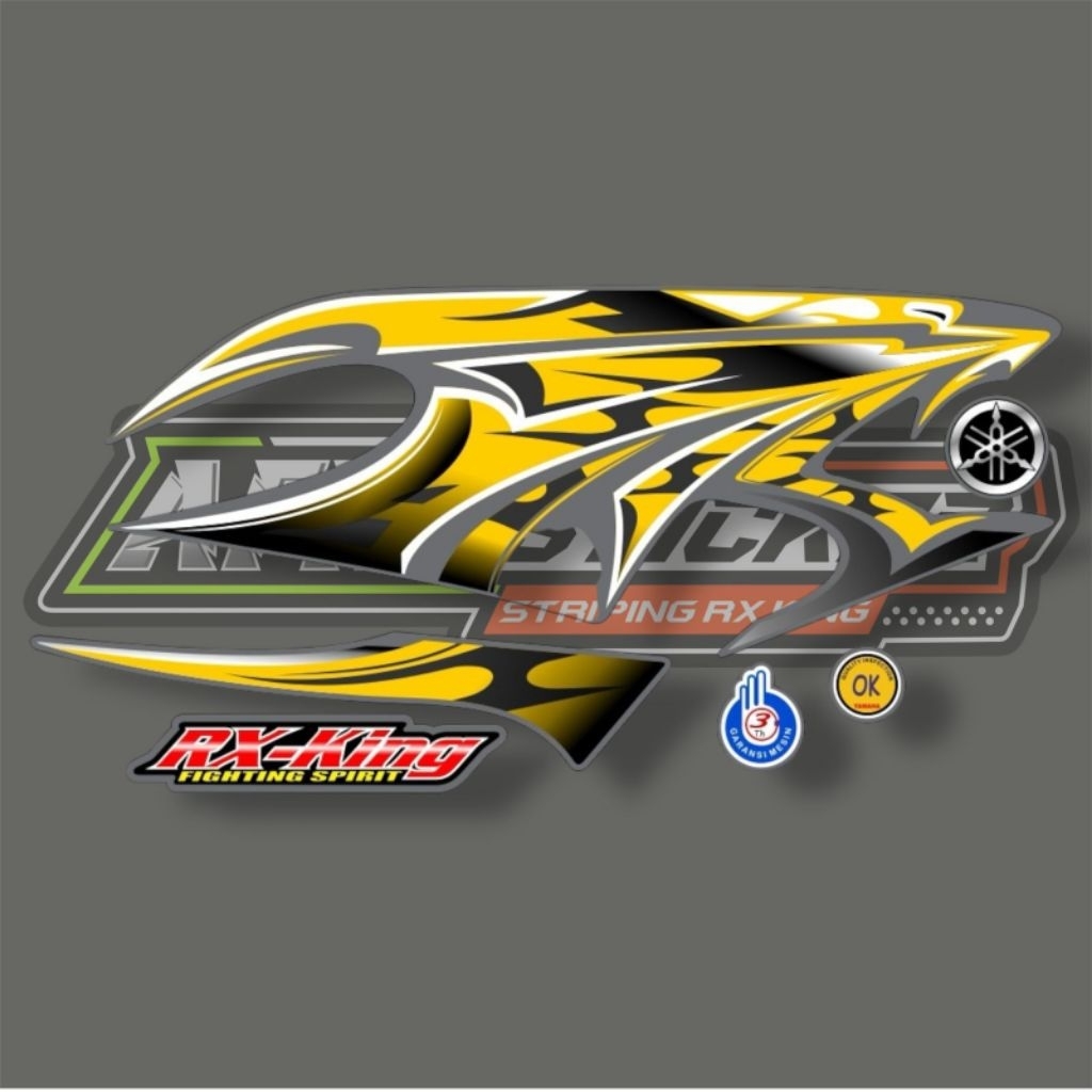 Striping Rx King Transparan || Striping Rx King Dragon 2006